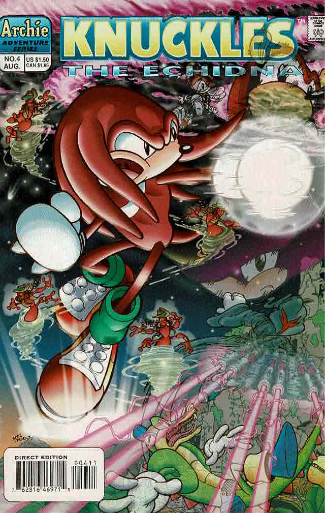 KNUCKLES THE ECHIDNA ISSUE #4 - KEN PENDERS.COM