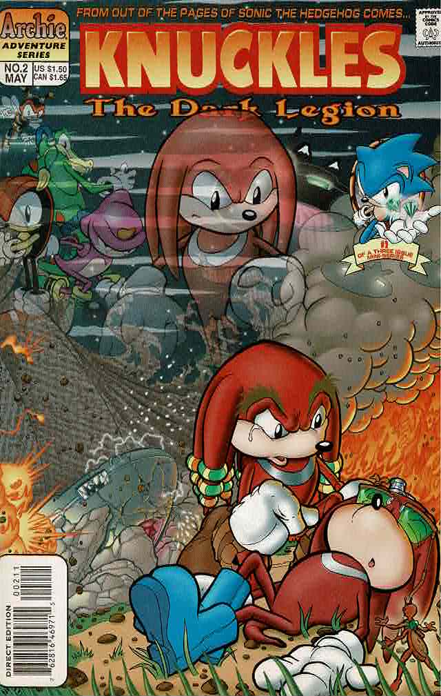 KNUCKLES THE DARK LEGION ISSUE #2 - KEN PENDERS.COM